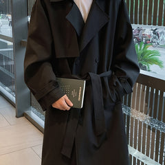 Men’s Solid Overcoat with Lapel & Pockets by Snagg A Coat