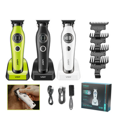 Professional 7200 RPM Brushless Master Trimmer – Ultra Quiet Ceramic & MIM Hybrid Blade System with Magnetic Docking