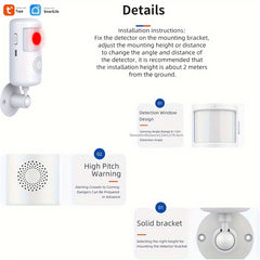 3 Pack WiFi Motion Sensor Alarms by Snagg A Sensor Alarm