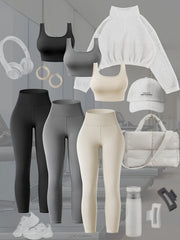 Women’s 6-Piece Yoga Outfit Set by Snagg A Pant