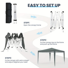 2x2M Waterproof Portable Gazebo Pop Up Canopy Tent by Snagg A Canopy Tent
