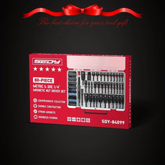 80pcs Magnetic Impact Nut Driver Set - SnaggIt