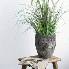 Vintage Fiber Clay Plant Pot with Drainage by Snagg A Pot