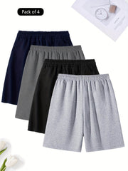 4pcs Men’s Summer Athletic Shorts - SnaggIt