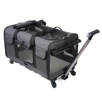 Extra Large Rolling Travel Pet Trolley by Snagg A Pet Trolley