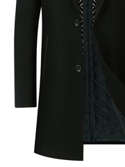New Fall/Winter Men’s Wool Coat with Scarf Collar by Snagg A Coat