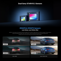 4K Dual Channel Telephoto Dash Cam | 4x Optical Zoom & Dual Sony STARVIS 2 Sensors