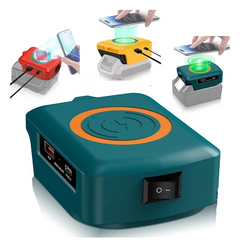 3 in 1 Multi Platform Wireless Charging Hub | 15W Fast Charger & USB/Type-C Power Station
