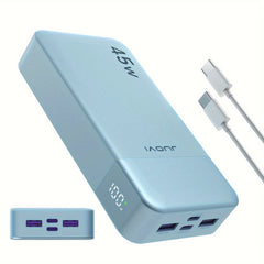 45W Fast-Charge Power Bank - 20,000mAh High Capacity