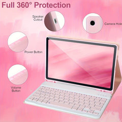 Ultra Thin Keyboard Case for S9/S9 FE by Snagg A Wireless Keyboard