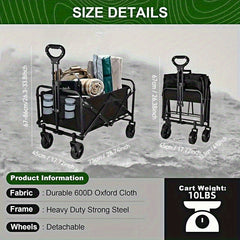 Heavy Duty Foldable Utility Cart by Snagg A Trolley