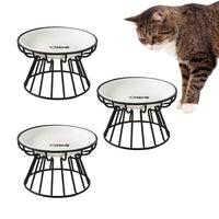 3pcs Raised Cat Bowls - SnaggIt