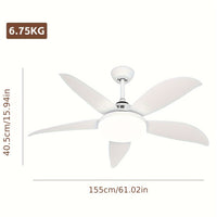 52" Outdoor Ceiling Fan with Light & Remote by Snagg A Fan