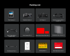 4K Dual Channel Telephoto Dash Cam | 4x Optical Zoom & Dual Sony STARVIS 2 Sensors