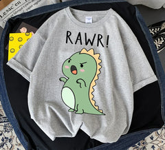 " Rawr! Dinosaur" Tee Soft Everyday Streetwear T - SnaggIt