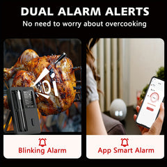 Wireless 2 Probe Meat Thermometer by Snagg A Thermometer