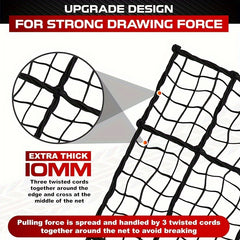 Bungee Cargo Net for Truck Bed & Roof Rack by Snagg A Car Rack