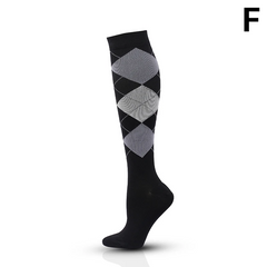 Athletic Compression Socks — High-Top Circulation Support for Running & Recovery