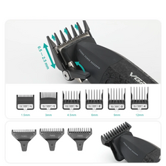 Professional 9000 RPM Barber Suite – Dual Machine Precision Set with Integrated Fine Tuning & High Capacity Lithium Power