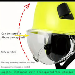 Safety Helmet with Clear Visor by Snagg A Safety Helmet