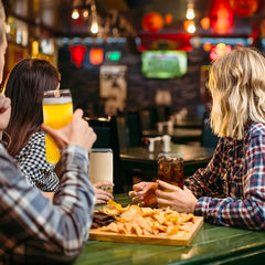 Beer Can Glass Cups 20oz For Home Use With Lids And Straws by Snagg A Cup