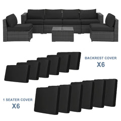 Outdoor Sofa Cushion Cover Set by Snagg A Cushion Cover