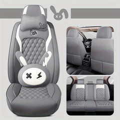 Universal PU Leather Car Seat Cover Set by Snagg A Seat Cover