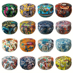 16 Pack Natural Soy Wax Scented Candle Gift Set by Snagg A Candle