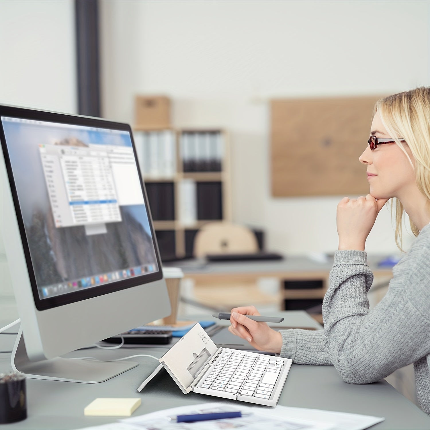 Foldable Portable BT Keyboard For IOS & Android by Snagg A Wireless Keyboard