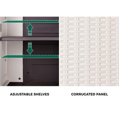 Outdoor Storage Lockable Garden Cabinet Box by Snagg A Box