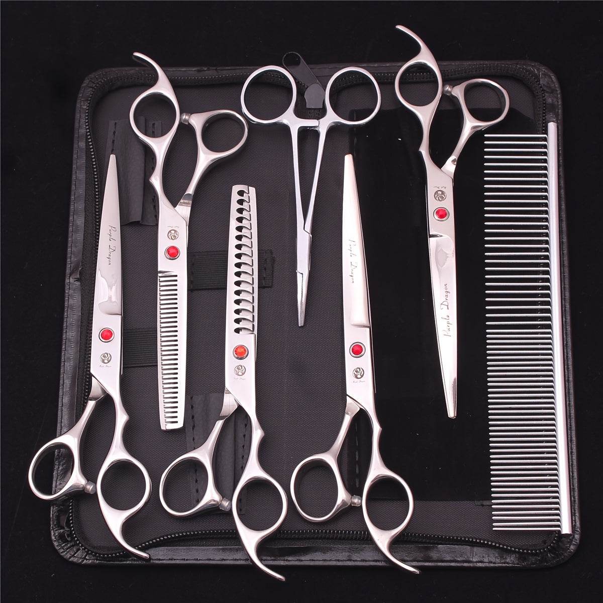 7pcs Professional Pet Grooming Scissors Set - SnaggIt