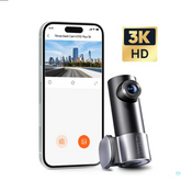 3K Smart Dash Cam | 1620P HD Vision & 360° Rotating Lens