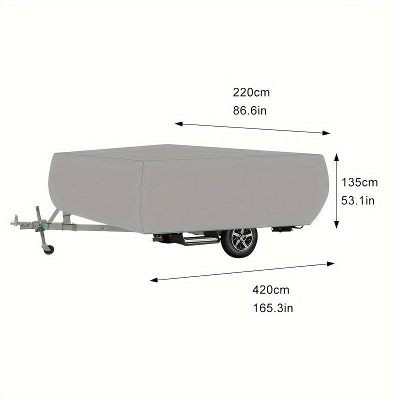 Folding Trailer & Camper Cover by Snagg A Trailer Cover