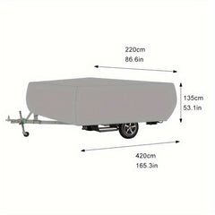 Folding Trailer & Camper Cover by Snagg A Trailer Cover