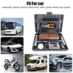 148pcs Tire Puncture Repair Kit by Snagg A Tire Repair Kit