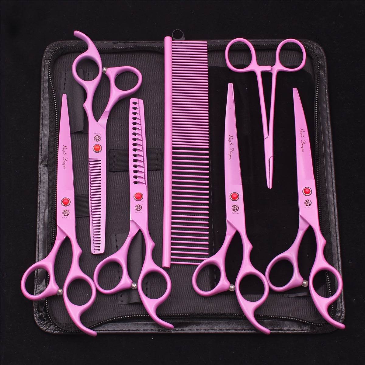 7pcs Professional Pet Grooming Scissors Set - SnaggIt