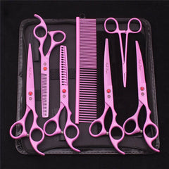 7pcs Professional Pet Grooming Scissors Set - SnaggIt