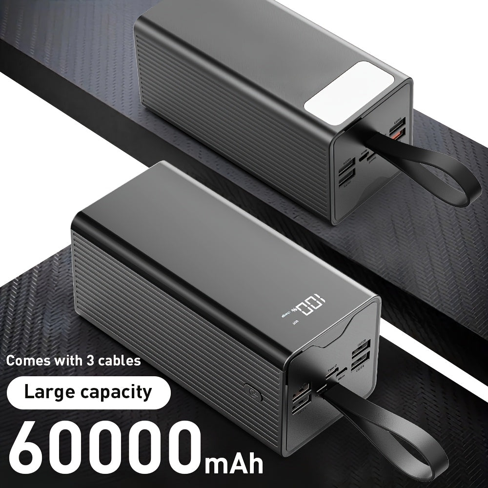 60000mAh Portable Mirror-shaped Portable Power Bank by Snagg A Power Bank