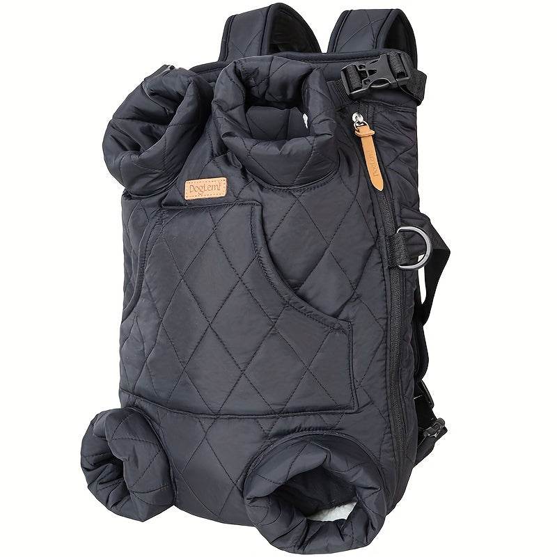 Adjustable Quilted Pet Carrier Backpack - SnaggIt