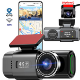 4K UHD Dual Dash Cam | Sony IMX415 Night Vision & Smart Connectivity