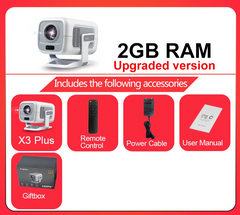 Portable 1080P HD Projector – WiFi 6 & Bluetooth 5.4 by Snagg A Projector