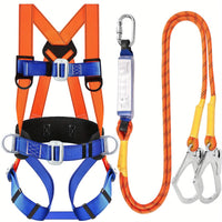 Full Body Roofing Safety Harness Kit with Shock Absorbing Lanyard by Snagg A Safety Harness