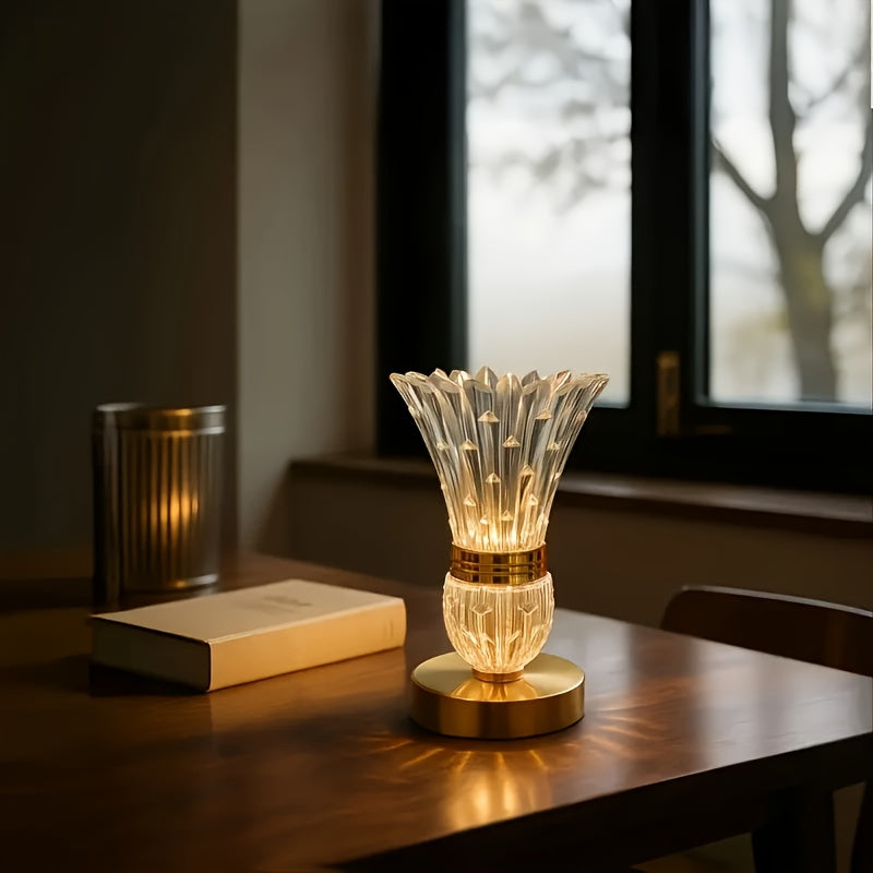 2pcs Luxury Crystal LED Table Lamps by Snagg A Table Lamp