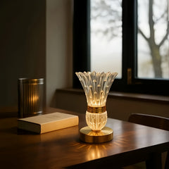 2pcs Luxury Crystal LED Table Lamps by Snagg A Table Lamp