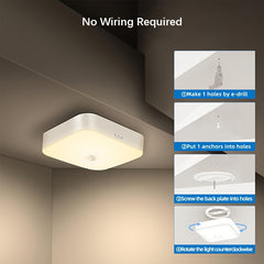 LED Motion Sensor Ceiling Light by Snagg A Ceiling Light