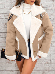 Women’s Lapel Plush Jacket by Snagg A Jacket