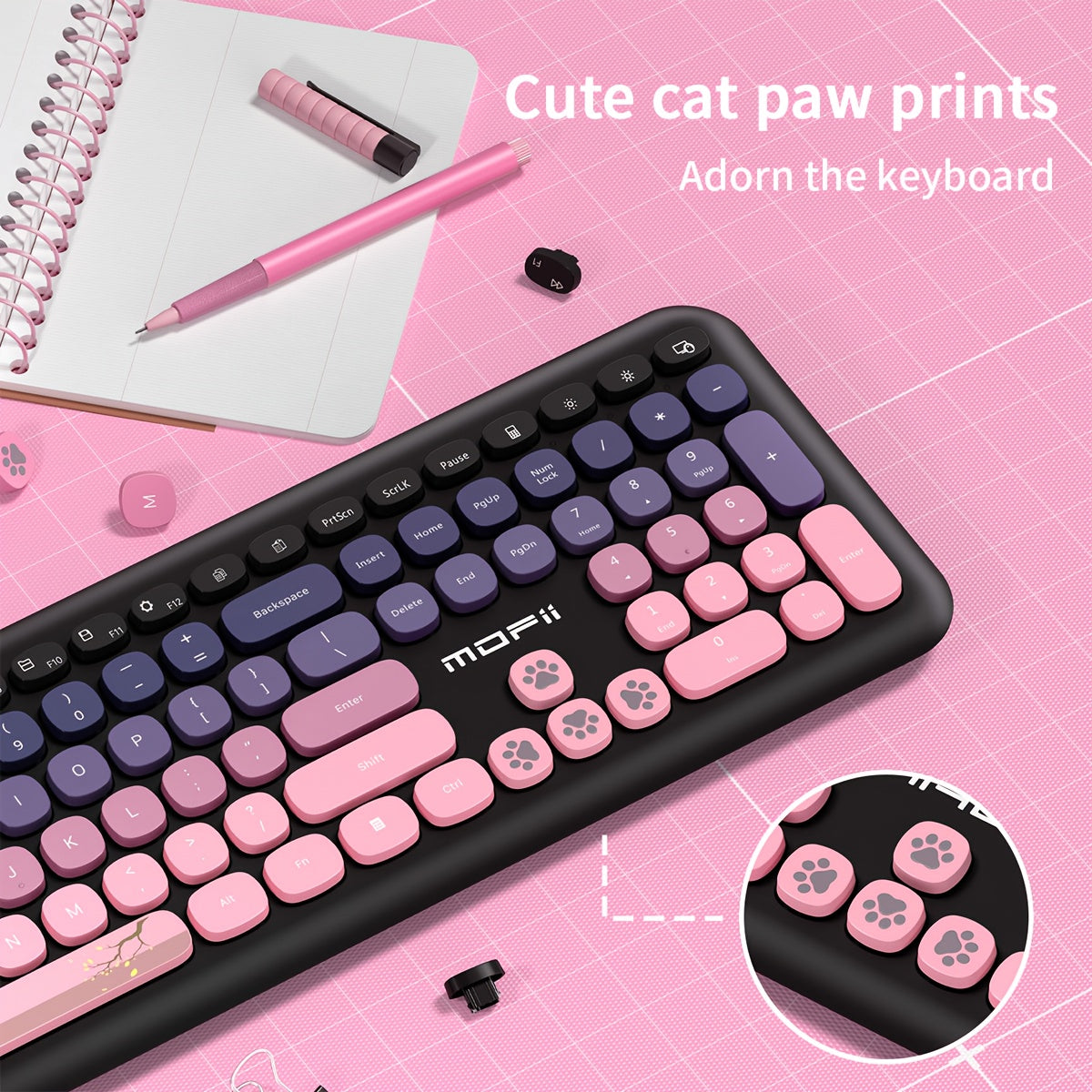 2.4G Wireless Keyboard & Mouse Set Quick USB Connection for Office, Gaming & Everyday Use by Snagg A Keyboard