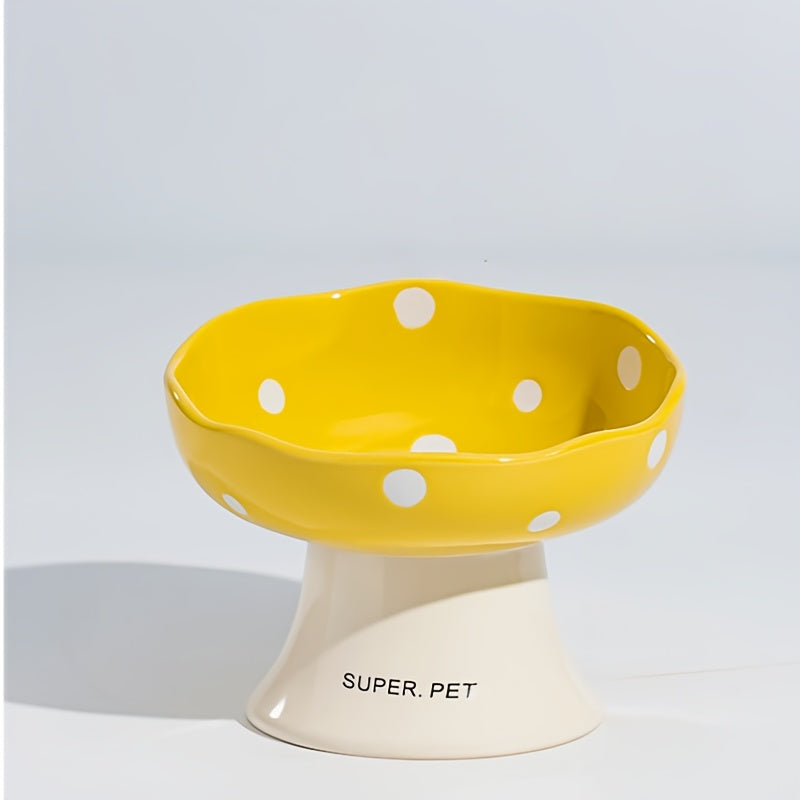 Elevated Ceramic Cat Bowl by Snagg A Feeder