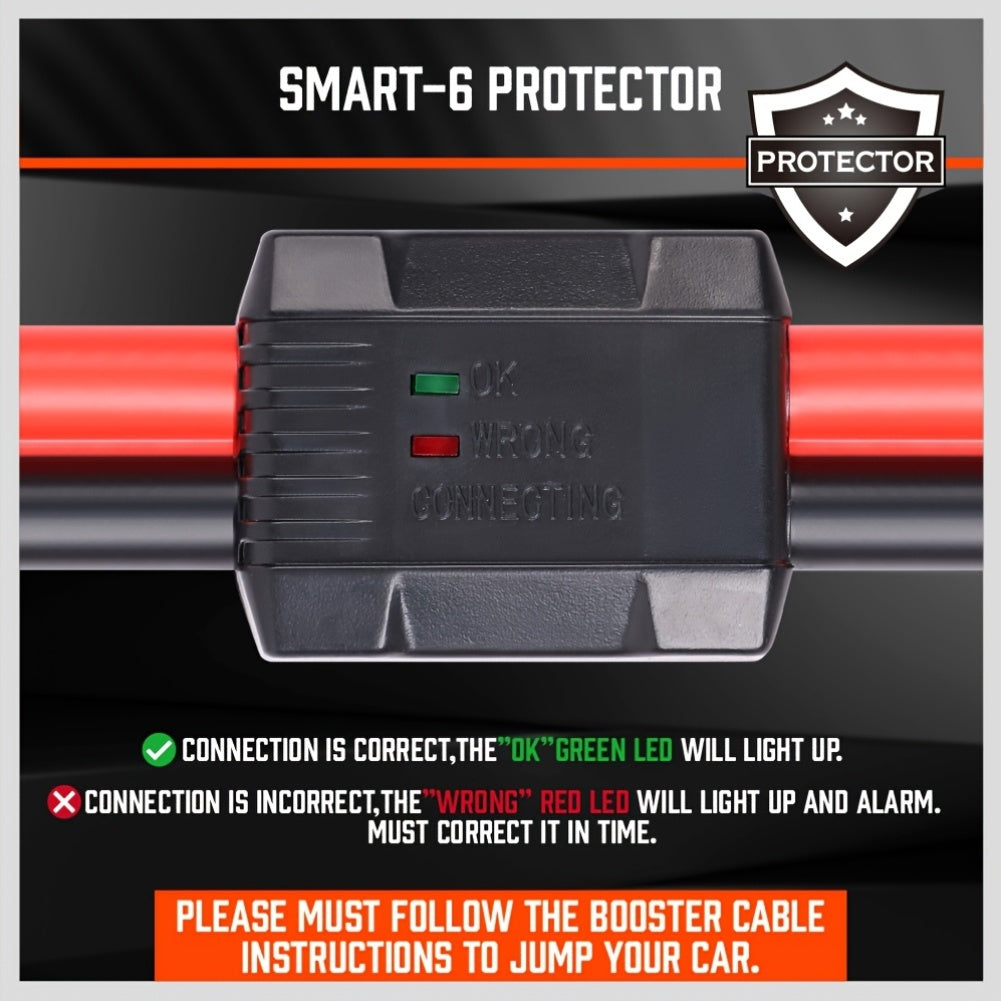 3000A Heavy Duty Jumper Cables by Snagg A Jump Starter