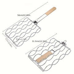 Metal Grill Basket – Corn & Multi Food BBQ Rack by Snagg A Rack